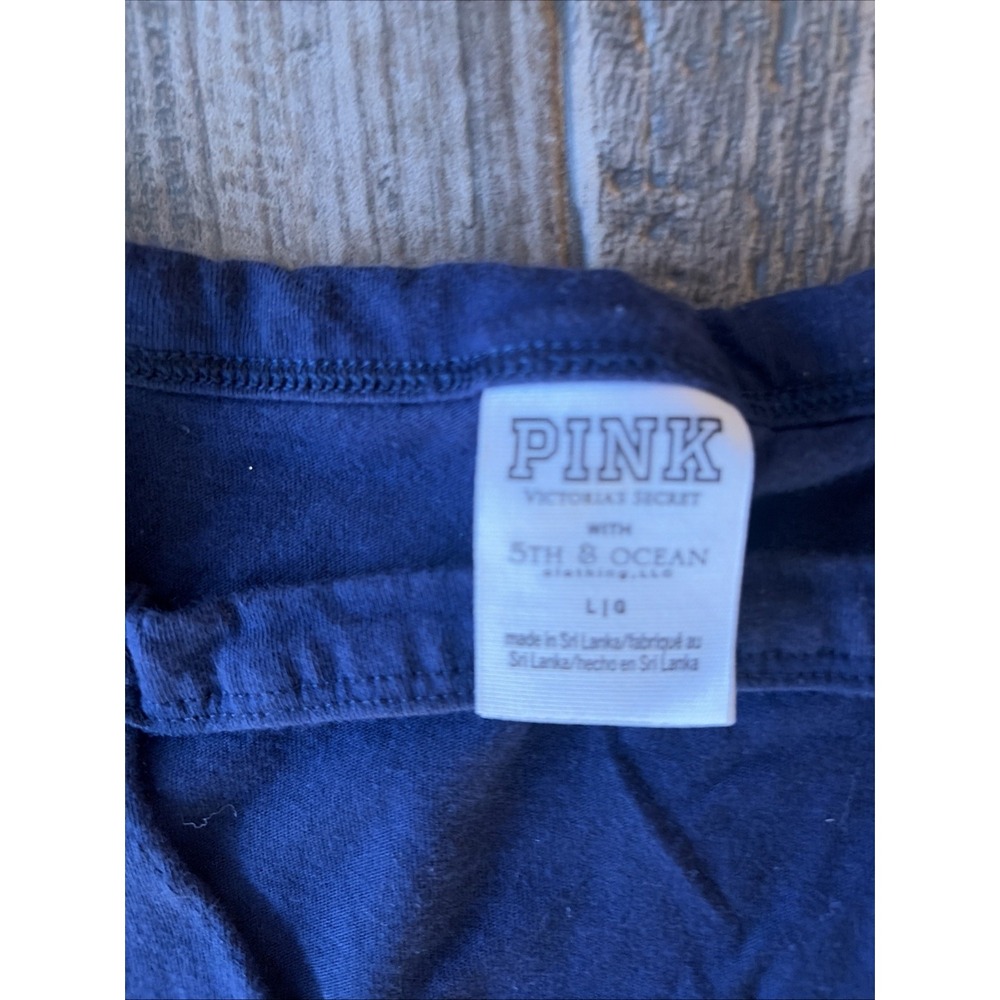 Victoria's Secret Pink University‎ Of Michigan Women's Size Large T Shirt V Neck - Picture 3 of 7